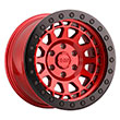 Image of BLACK RHINO PRIMM BEADLOCK RED wheel
